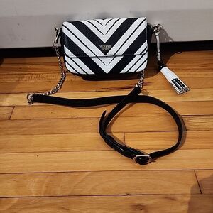 Victoria's Secret Black and White Crossbody Bag